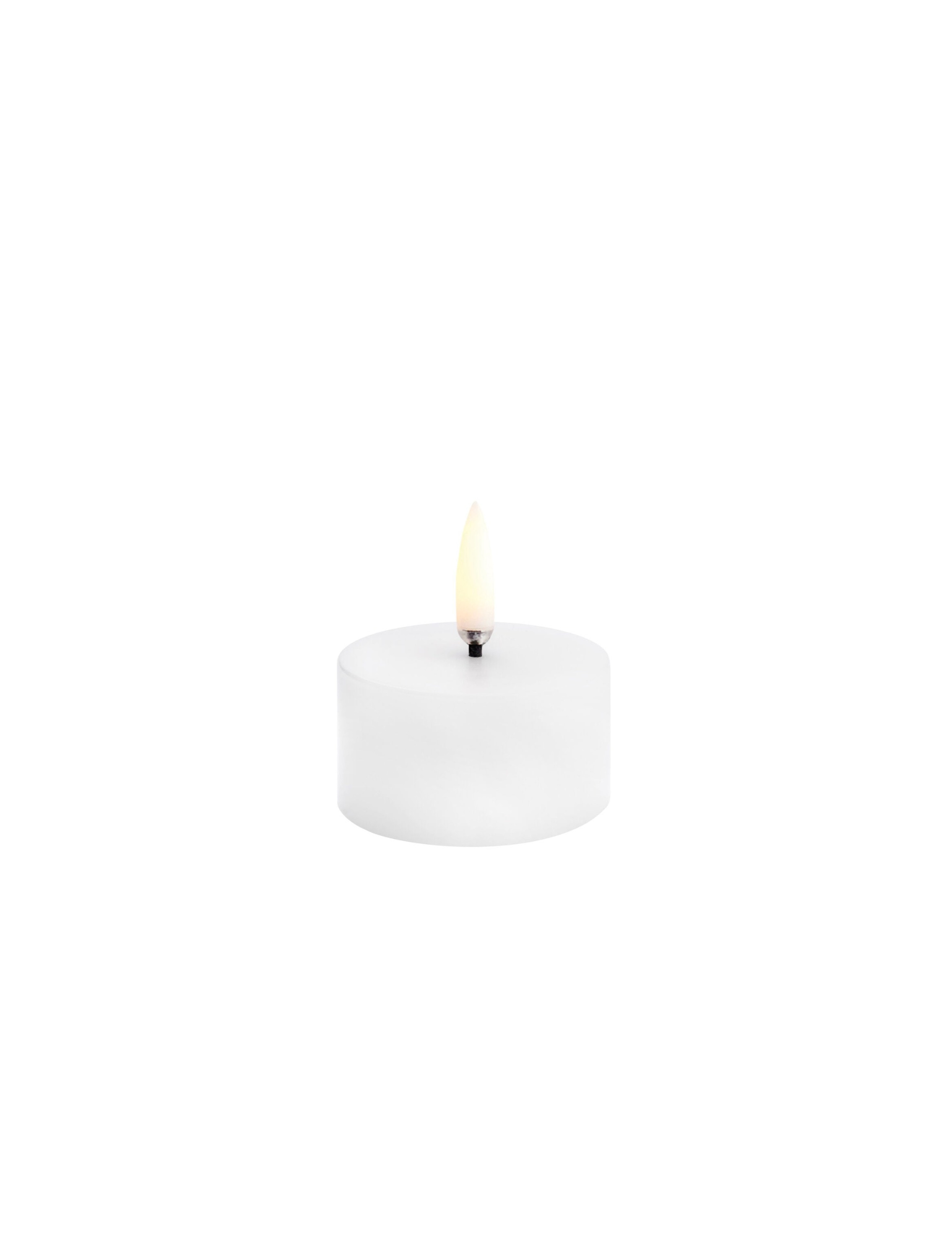 LED fyrfadsstage, Nordic White - Ø5 cm.